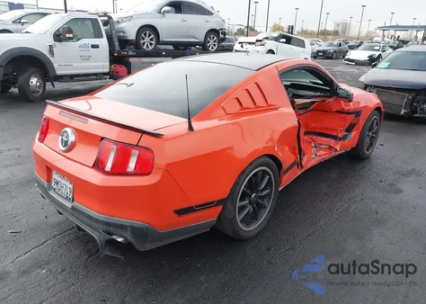 2012 Ford Mustang Boss 302 z USA, uszkodzony, nr VIN 1ZVBP8CU3C5224207